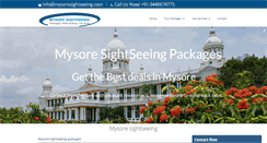 Desktop Screenshot of mysoresightseeing.com